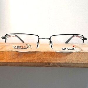 New EASY TWIST Rx'able Eyeglass Frame, 360° Hinges, black glasses 54-19-145